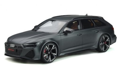 Miniature Audi RS6 1/18 GT Spirit Avant (C8) matt-grise 2020 Audi RS6 1/18 GT Spirit Avant (C8) matt-grise 2020 miniature