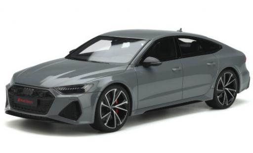 Miniature Audi RS7 1/18 GT Spirit Sportback grise 2020 Audi RS7 1/18 GT Spirit Sportback grise 2020 miniature
