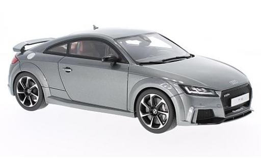 Miniature Audi TT 1/18 GT Spirit RS metallise grise 2016 Audi TT 1/18 GT Spirit RS metallise grise 2016 miniature