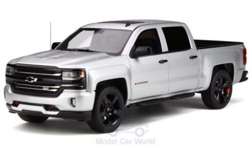 Miniature Chevrolet Silverado 1/18 GT Spirit Redline Edition grise 2018 Chevrolet Silverado 1/18 GT Spirit Redline Edition grise 2018 miniature