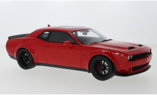 Miniature Dodge Challenger 1/18 GT Spirit SRT Hellcat Redeye Widebody rouge 2019 Dodge Challenger 1/18 GT Spirit SRT Hellcat Redeye Widebody rouge 2019 miniature