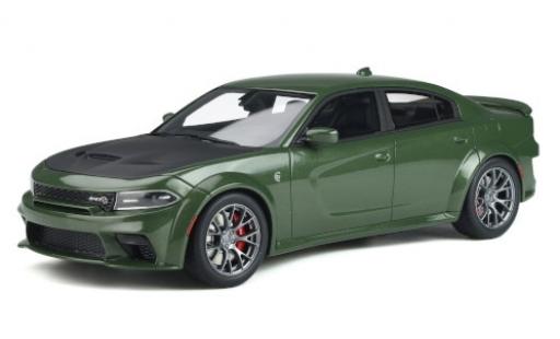 Miniature Dodge Charger 1/18 GT Spirit SRT Hellcat Widebody verte 2020 Dodge Charger 1/18 GT Spirit SRT Hellcat Widebody verte 2020 miniature