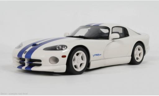Miniature Dodge Viper 1/18 GT Spirit GTS blanche/bleue 1996 1:18 Dodge Viper 1/18 GT Spirit GTS blanche/bleue 1996 1:18 miniature