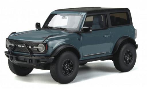 Miniature Ford Bronco 1/18 GT Spirit First Edition grise/noire 2021 Ford Bronco 1/18 GT Spirit First Edition grise/noire 2021 miniature