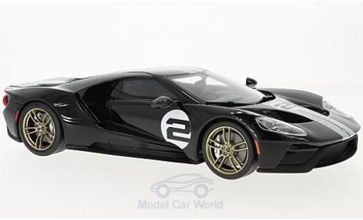 Miniature Ford GT 1/18 GT Spirit noire/blanche 2016 50th Anniversary Edition Ford GT 1/18 GT Spirit noire/blanche 2016 50th Anniversary Edition miniature