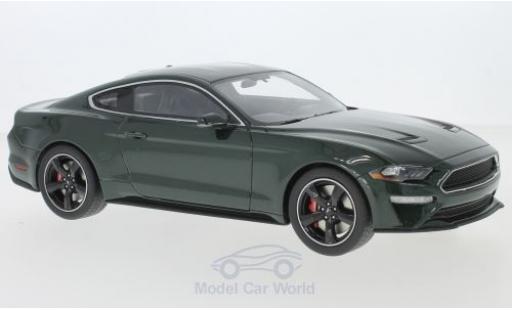 Miniature Ford Mustang 1/18 GT Spirit GT Bullitt metallise verte 2019 Ford Mustang 1/18 GT Spirit GT Bullitt metallise verte 2019 miniature