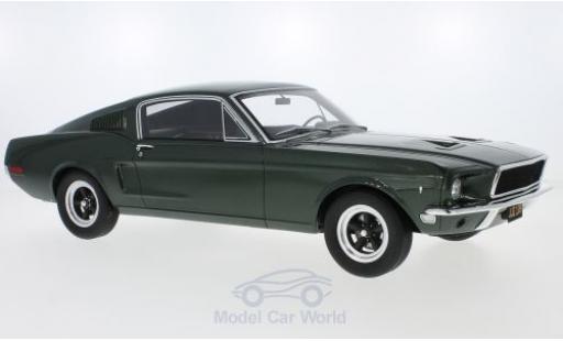 Miniature Ford Mustang 1/18 GT Spirit GT verte Bullitt 1968 Ford Mustang 1/18 GT Spirit GT verte Bullitt 1968 miniature
