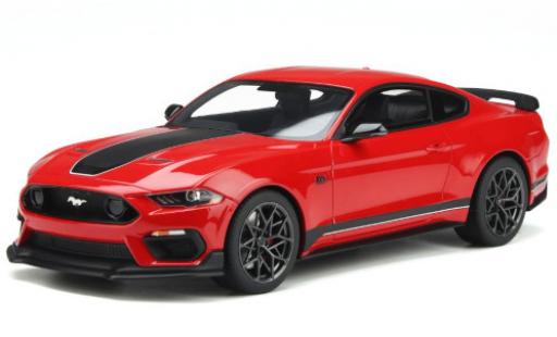 Miniature Ford Mustang 1/18 GT Spirit Mach 1 rouge/noire 2021 Ford Mustang 1/18 GT Spirit Mach 1 rouge/noire 2021 miniature