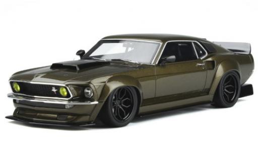 Miniature Ford Mustang 1/18 GT Spirit Prior Design metallise marron 1969 Ford Mustang 1/18 GT Spirit Prior Design metallise marron 1969 miniature