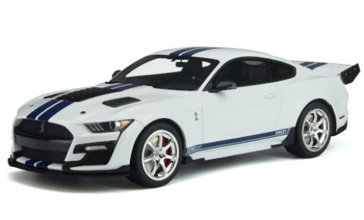 Miniature Ford Mustang 1/18 GT Spirit Shelby GT500 Dragon Snake blanche/bleue 2020 Ford Mustang 1/18 GT Spirit Shelby GT500 Dragon Snake blanche/bleue 2020 miniature