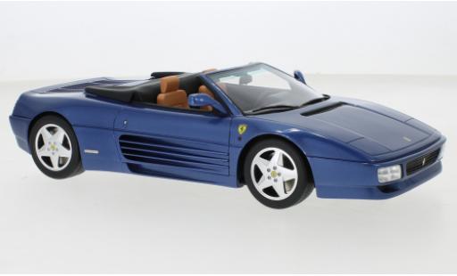 Miniature Ferrari 348 1/18 GT Spirit Spider metallise bleue 1994 Ferrari 348 1/18 GT Spirit Spider metallise bleue 1994 miniature