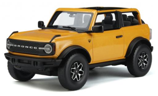 Miniature Ford Bronco 1/18 GT Spirit Badlands metallise orange 2021 Ford Bronco 1/18 GT Spirit Badlands metallise orange 2021 miniature