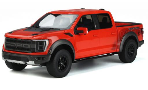 Miniature Ford F-1 1/18 GT Spirit 50 Raptor metallise orange 2022 Ford F-1 1/18 GT Spirit 50 Raptor metallise orange 2022 miniature