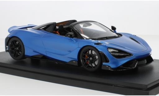 McLaren 765 1/18 GT Spirit LT Spider metallise bleu 2021 miniature