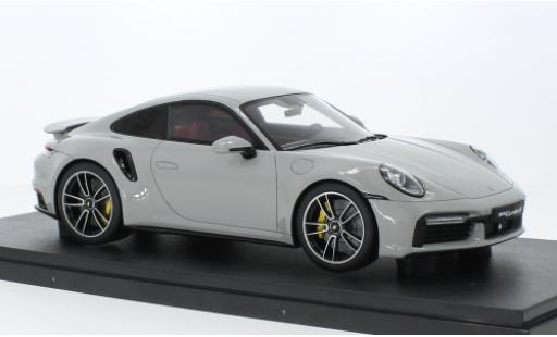 Miniature Porsche 992 Turbo s 1/18 GT Spirit 911  Turbo S gris clair 2020 Porsche 992 Turbo s 1/18 GT Spirit 911  Turbo S gris clair 2020 miniature