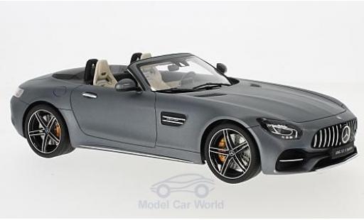Miniature Mercedes AMG GT 1/18 GT Spirit C Roadster matt-grise 2017 Mercedes AMG GT 1/18 GT Spirit C Roadster matt-grise 2017 miniature