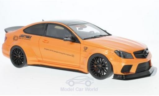 Miniature Mercedes Classe C 1/18 GT Spirit C63 LB Works metallise orange 2017 Mercedes Classe C 1/18 GT Spirit C63 LB Works metallise orange 2017 miniature
