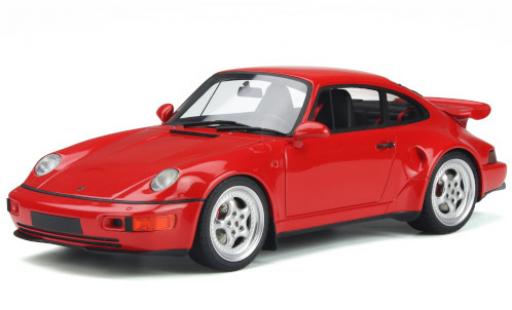 Miniature Porsche 964 Turbo 1/18 GT Spirit 911 () Turbo S Flachbau rouge 1994 Porsche 964 Turbo 1/18 GT Spirit 911 () Turbo S Flachbau rouge 1994 miniature