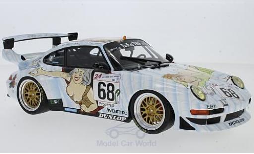 Miniature Porsche 996 GT2 1/18 GT Spirit 911 GT2 No.68 Elf Haberthur Racing 24h Le Mans 1998 E.Graham/H.Poulain/J-P.Maury-Laribiere Porsche 996 GT2 1/18 GT Spirit 911 GT2 No.68 Elf Haberthur Racing 24h Le Mans 1998 E.Graham/H.Poulain/J-P.Maury-Laribiere miniature