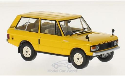 Miniature Land Rover Range Rover 1/18 GTI Collection 3.5 jaune RHD 1970 Land Rover Range Rover 1/18 GTI Collection 3.5 jaune RHD 1970 miniature