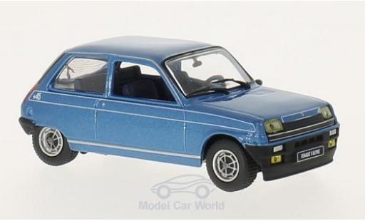 Miniature Renault 5 Alpine 1/43 GTI Collection Alpine metallise bleue 1976 Renault 5 Alpine 1/43 GTI Collection Alpine metallise bleue 1976 miniature
