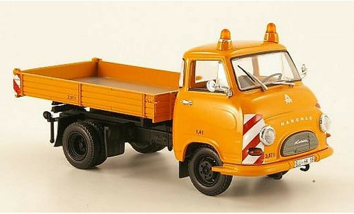 Hanomag Kurier Kipper 1/43 Minichamps orange Kommunalfahrzeug 1958 miniature