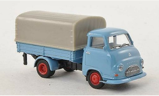 Hanomag Kurier Pritsche 1/87 Schuco plateau grise-bleu PP-LKW miniature