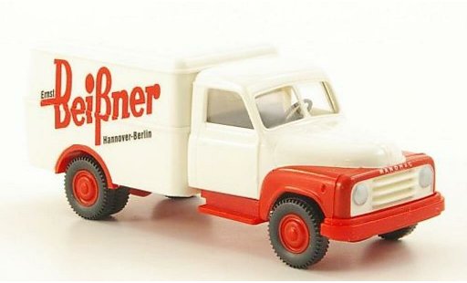 Hanomag L28 Kastenwagen 1/87 Wiking fourgon Beissner miniature
