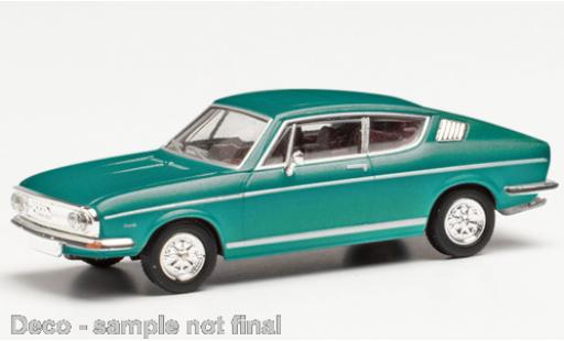 Miniature Audi 100 1/87 Herpa S Coupe metallise türkis Audi 100 1/87 Herpa S Coupe metallise türkis miniature