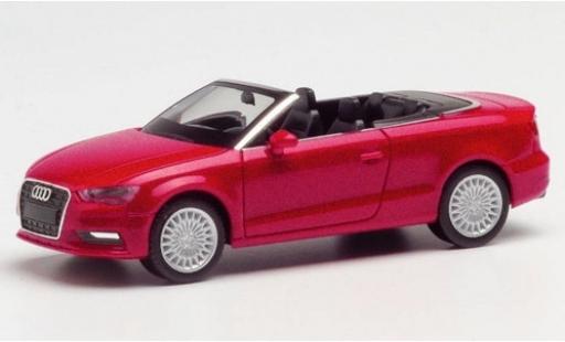 Miniature Audi A3 1/87 Herpa Cabriolet metallise rouge Audi A3 1/87 Herpa Cabriolet metallise rouge miniature