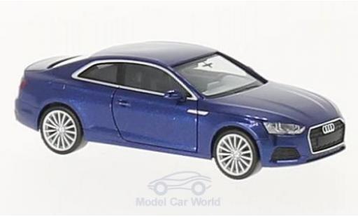 Miniature Audi A5 1/87 Herpa Coupe metallise bleue Audi A5 1/87 Herpa Coupe metallise bleue miniature
