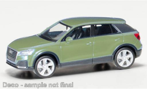 Miniature Audi Q2 1/87 Herpa metallise verte Audi Q2 1/87 Herpa metallise verte miniature
