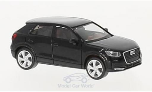 Miniature Audi Q2 1/87 Herpa metallise noire Audi Q2 1/87 Herpa metallise noire miniature
