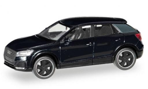 Miniature Audi Q2 1/87 Herpa noire Black Edition Audi Q2 1/87 Herpa noire Black Edition miniature