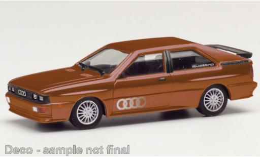 Miniature Audi Quattro 1/87 Herpa quattro metallise marron Audi Quattro 1/87 Herpa quattro metallise marron miniature