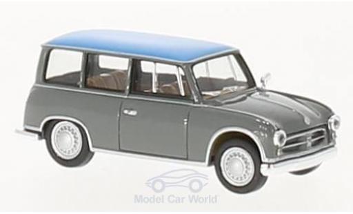 Miniature AWZ P70 1/87 Herpa Kombi grise/bleue AWZ P70 1/87 Herpa Kombi grise/bleue miniature
