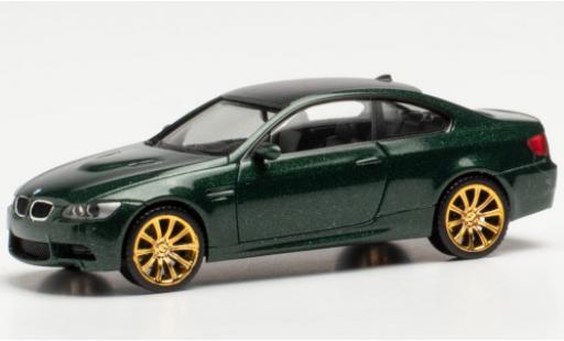 Miniature Bmw M3 1/87 Herpa Coupe (E92) metallise verte/carbon Bmw M3 1/87 Herpa Coupe (E92) metallise verte/carbon miniature