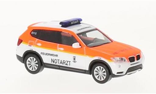 Miniature Bmw X3 1/87 Herpa Feuerwehr München / Notarzt Bmw X3 1/87 Herpa Feuerwehr München / Notarzt miniature