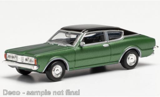 Miniature Ford Taunus 1/87 Herpa (TC I) Coupe metallise verte/noire Ford Taunus 1/87 Herpa (TC I) Coupe metallise verte/noire miniature