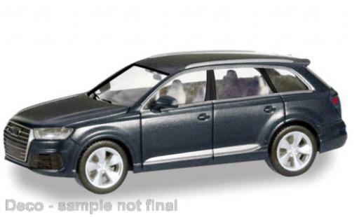 Miniature Audi Q7 1/87 Herpa metallise grise Audi Q7 1/87 Herpa metallise grise miniature