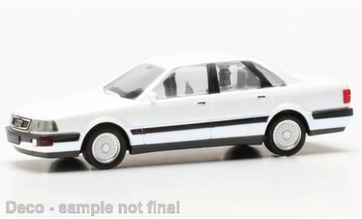 Audi V8 1/87 Herpa blanche miniature