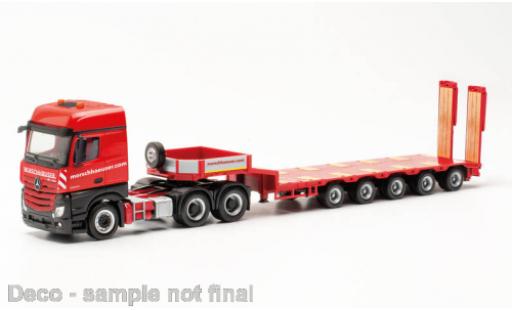 Miniature Mercedes Actros 1/87 Herpa Bigspace 6x4 Morschhäuser Mercedes Actros 1/87 Herpa Bigspace 6x4 Morschhäuser miniature