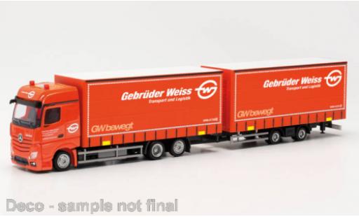 Miniature Mercedes Actros 1/87 Herpa Bigspace Gebrüder Weiss (A) 2018 Mercedes Actros 1/87 Herpa Bigspace Gebrüder Weiss (A) 2018 miniature