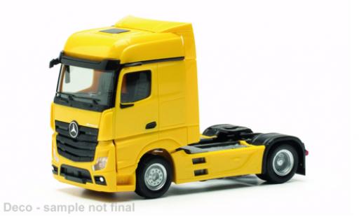 Miniature Mercedes Actros 1/87 Herpa Bigspace jaune 2018 Mercedes Actros 1/87 Herpa Bigspace jaune 2018 miniature
