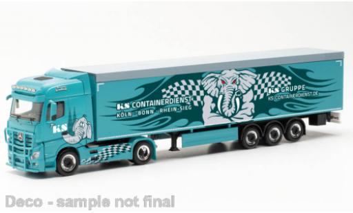 Miniature Mercedes Actros 1/87 Herpa Bigspace KS Containerdienst Mercedes Actros 1/87 Herpa Bigspace KS Containerdienst miniature