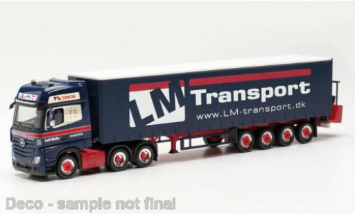 Miniature Mercedes Actros 1/87 Herpa Bigspace Leif Möller (DK) Mercedes Actros 1/87 Herpa Bigspace Leif Möller (DK) miniature