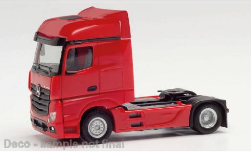 Miniature Mercedes Actros 1/87 Herpa Bigspace rouge 2018 Mercedes Actros 1/87 Herpa Bigspace rouge 2018 miniature