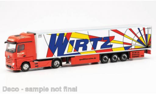 Miniature Mercedes Actros 1/87 Herpa Bigspace Wirtz 2018 Mercedes Actros 1/87 Herpa Bigspace Wirtz 2018 miniature