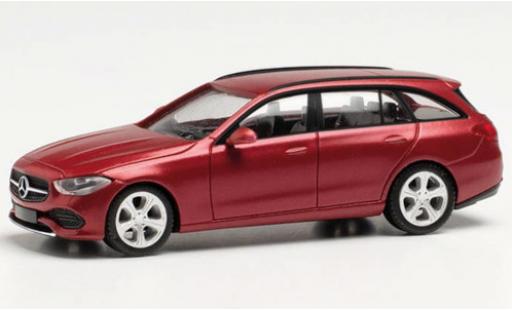 Miniature Mercedes Classe C 1/87 Herpa T-Modell (S206) metallise rouge Mercedes Classe C 1/87 Herpa T-Modell (S206) metallise rouge miniature