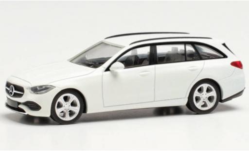Miniature Mercedes Classe C 1/87 Herpa T-Modell (S206) blanche Mercedes Classe C 1/87 Herpa T-Modell (S206) blanche miniature